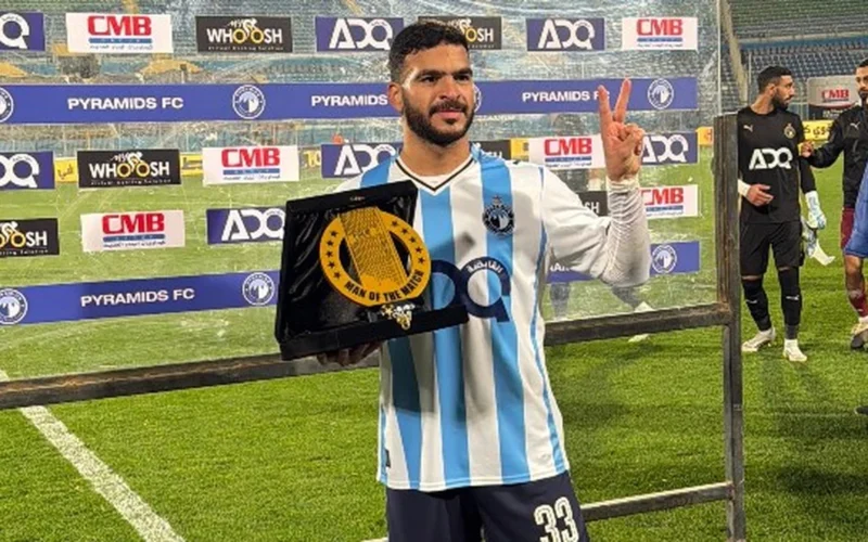 جائزة رابطة الأندية.. حامد حمدان يحصد لقب رجل مباراة بيراميدز وسيراميكا كليوباترا